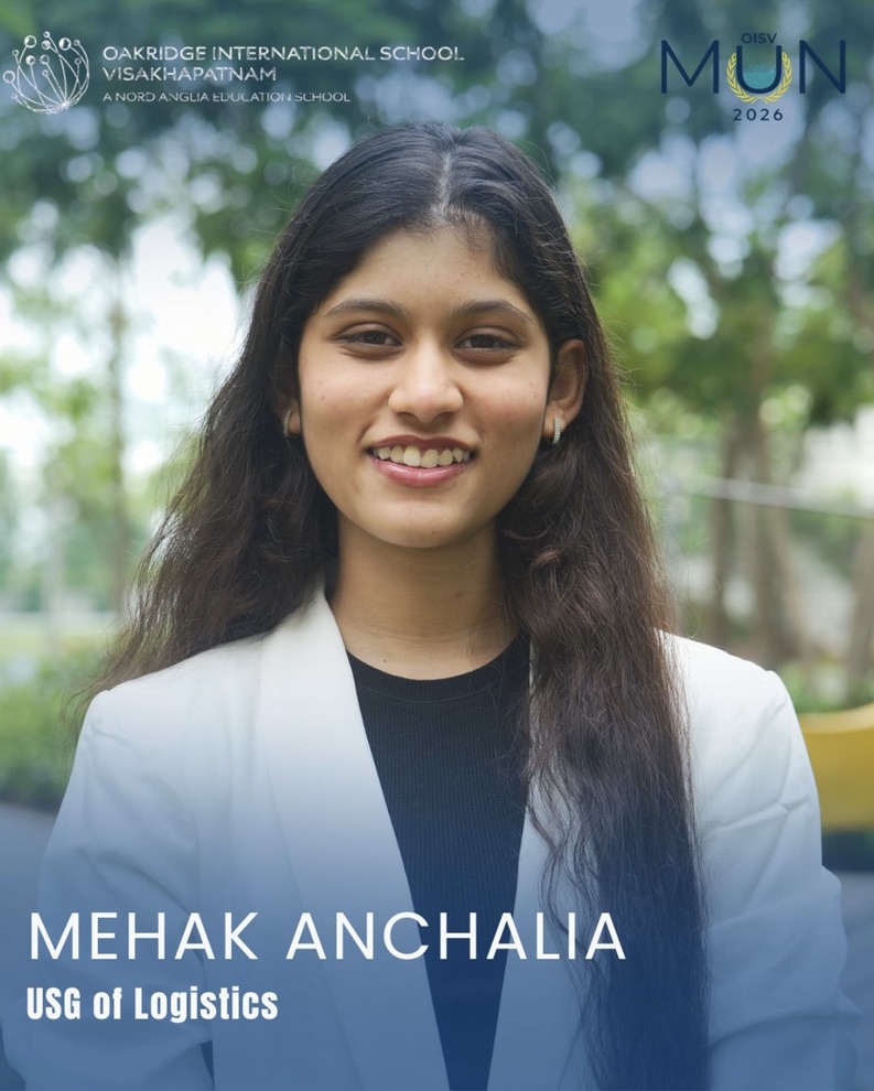Mehak Anchalia — USG of Logistics