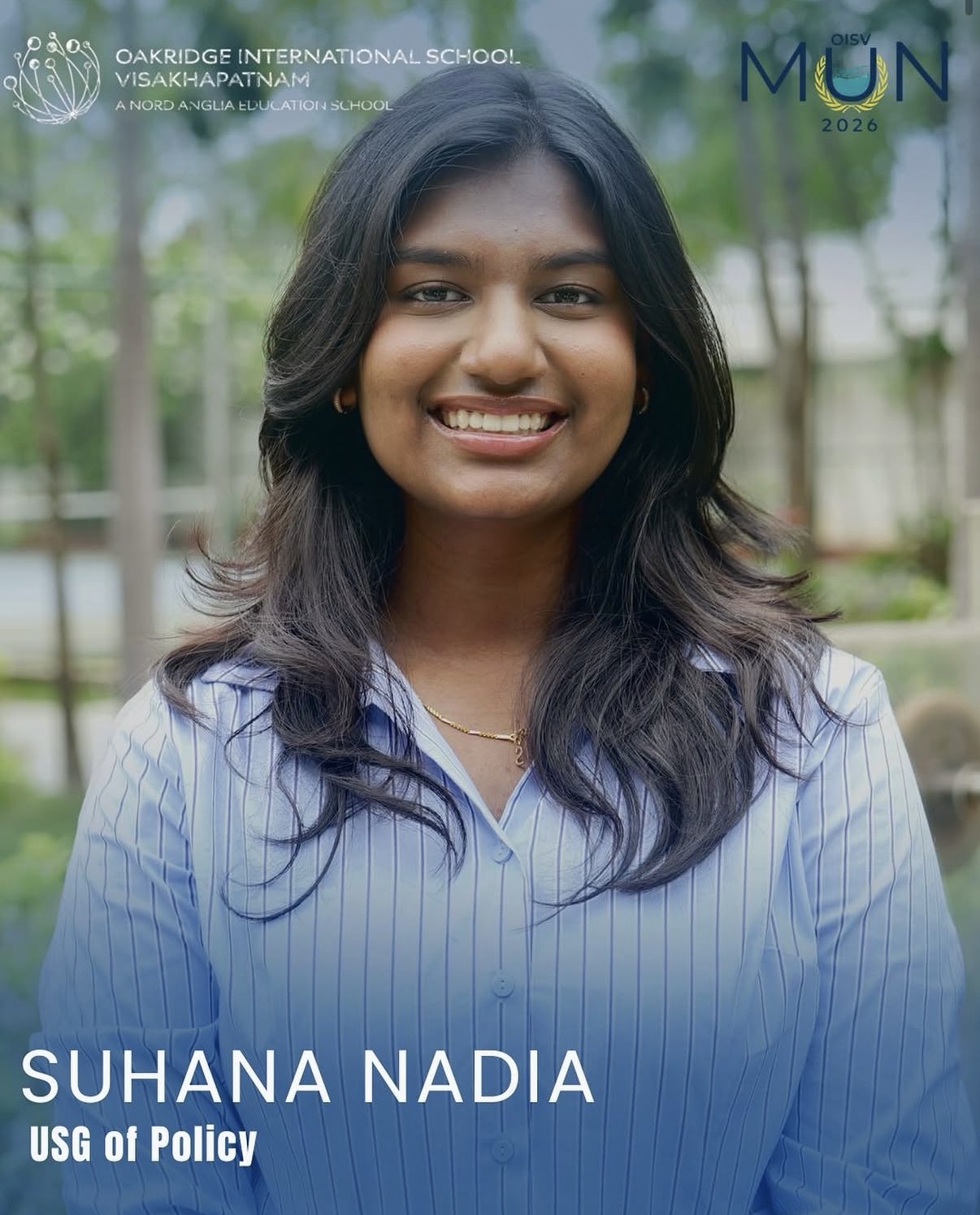Suhana Nadia — USG of Policy